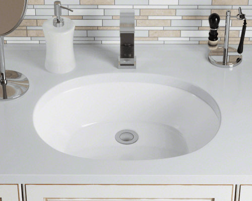 Polaris Sinks Vitreous China Oval Undermount Bathroom Sink Reviews Vitreous China Oval Undermount Bathroom Sink