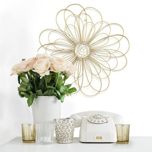 Lightweight Flower Wall Decor Wayfair Wire Flower Wall Décor