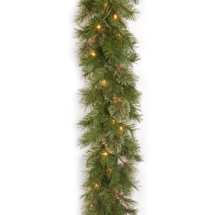Lighted Outdoor Garlands Swag You Ll Love Wayfair Spruce Pre Lit Garland