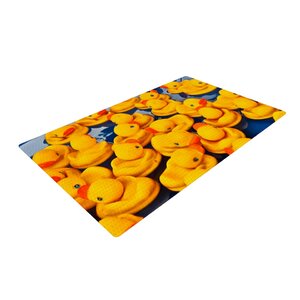 Maynard Logan Duckies Yellow Area Rug