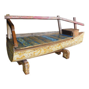 Garderobenbank Gray-Naylor aus Holz von Brick & ..