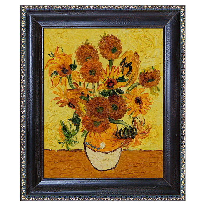 Tori Home Vase With Fifteen Sunflowers By Vincent Van Gogh S