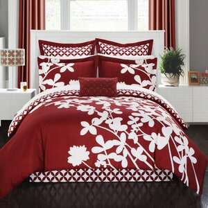 Iris 7 Piece Reversible Comforter Set