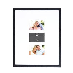 Wide Matted Three Opening Gallery Expressions Styrene Picture Frame
