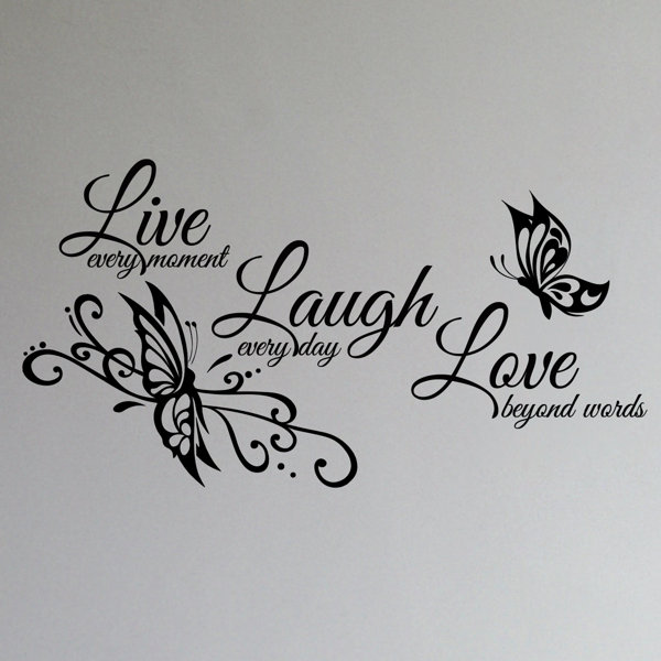 Winston Porter Live Love Laugh Family Wall Decal Wayfair