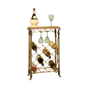 Knotts Lane 16 Bottle Floor Wine Rack by Charlton Home
