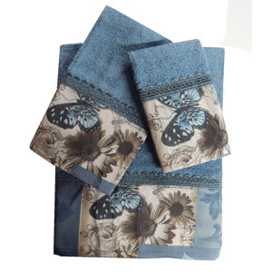 Decorative 3 Piece Towel Set