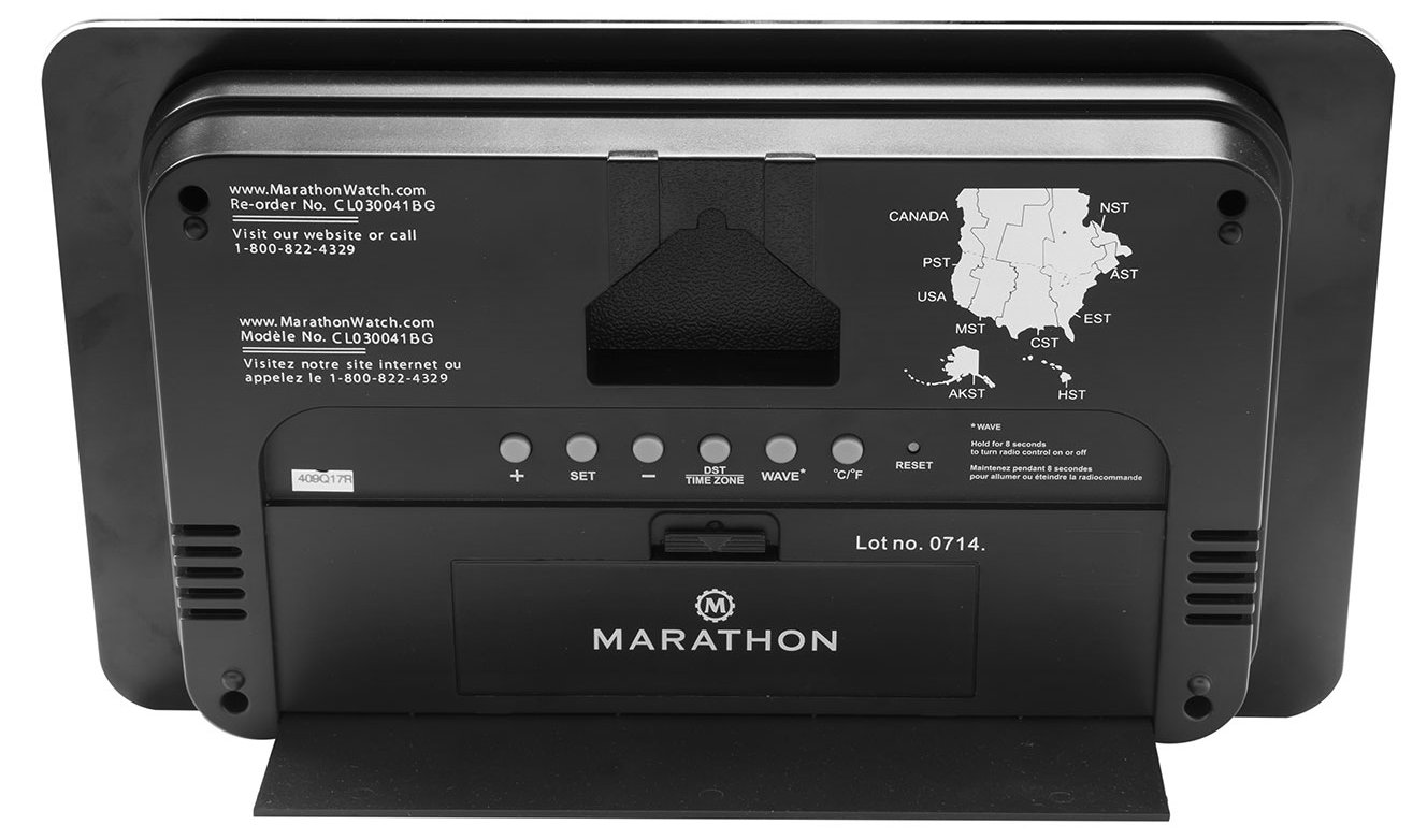 Marathon Watch Company Atomic SelfSetting/Adjusting Wall Clock w