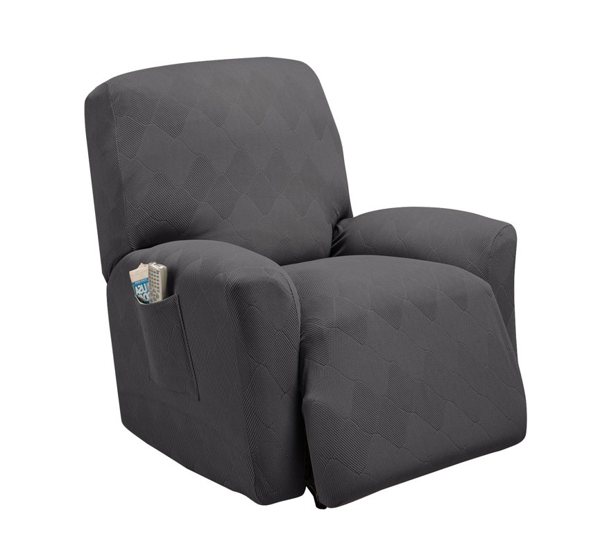 Red Barrel Studio Levine Box Cushion Recliner Slipcover & Reviews