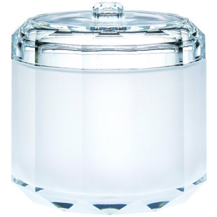 Cotton Ball Holder Wayfair Faceted Cotton Ball Holder Candy Container