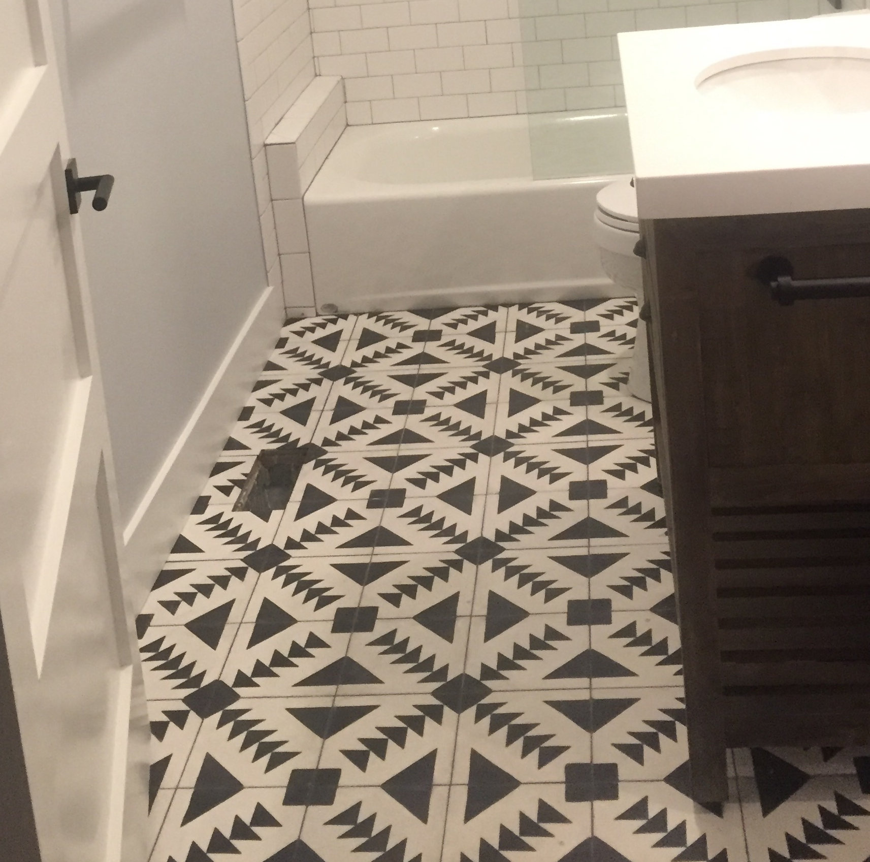Moroccan Mosaic Tile House Tadla 8 X Handmade Cement In Moroccan Mosaic Tile House Tadla 8 X Handmade Cement In Black White Reviews Wayfair