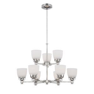 Brookview 9-Light Shaded Chandelier