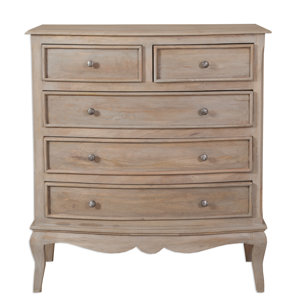 Bridgette 5 Drawer Chest of Drawers von Hazelwoo..