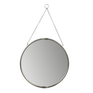 Modern Contemporary Ceiling Hanging Mirror Allmodern Brea Decorative Round Hanging Wall Accent Mirror