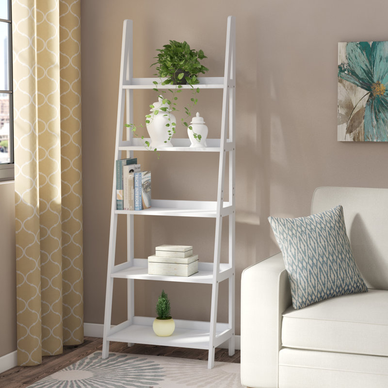 Winston Porter Annette Ladder Bookcase Reviews Wayfair Annette Ladder Bookcase