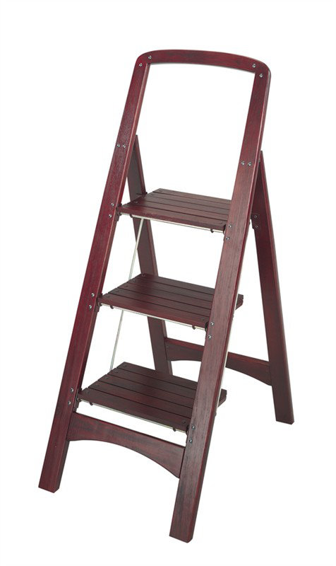 Closet Step Ladder #4 - Rockford 3-Step Wood Step Stool With 225 Lb. Load Capacity Closet Step Ladder #4 - Rockford 3-Step Wood Step Stool With 225 Lb. Load Capacity