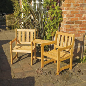 2-Sitzer Gartenbank Jack & Jill aus Massivholz v..