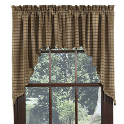 Gray Amp Silver Valances Amp Kitchen Curtains You Ll Love
