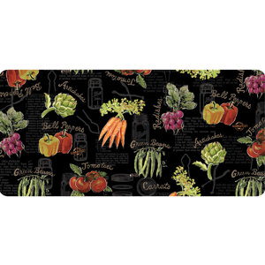 Mallory Canning Veggies Kitchen Mat