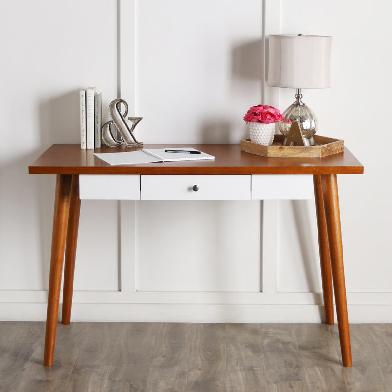Corrigan Studio Penelope Pull Out Storage Drawer Writing Desk Penelope Pull Out Storage Drawer Writing Desk