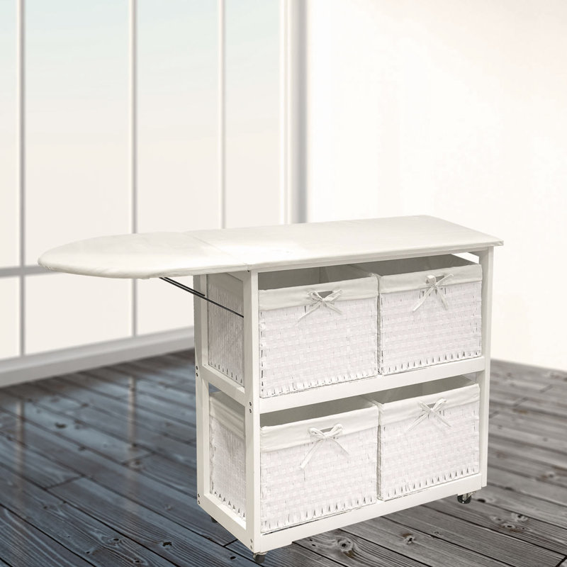 CORNER HOUSEWARES Portable Ironing Board with Laundry Baskets & Reviews