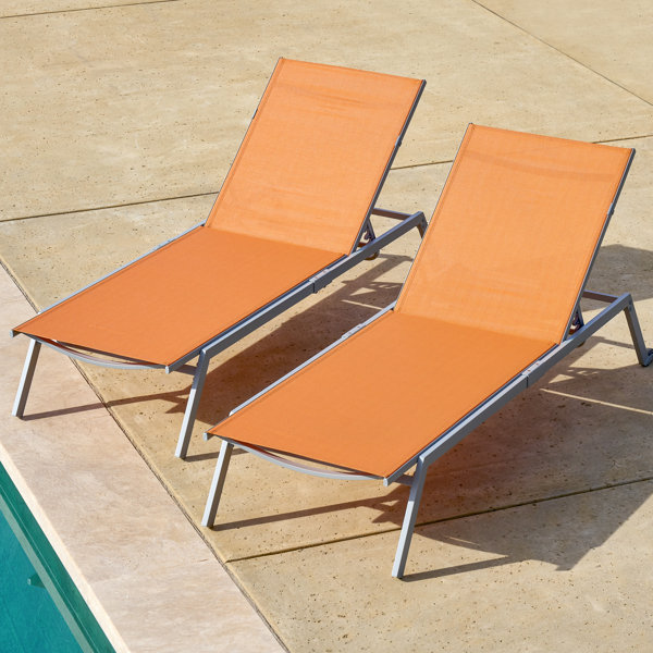 Ebern Designs Dickey Adjustable Sling Reclining Chaise ... Ebern Designs Dickey Adjustable Sling Reclining Chaise ... on Living Accents Sling Folding Chaise id=17038
