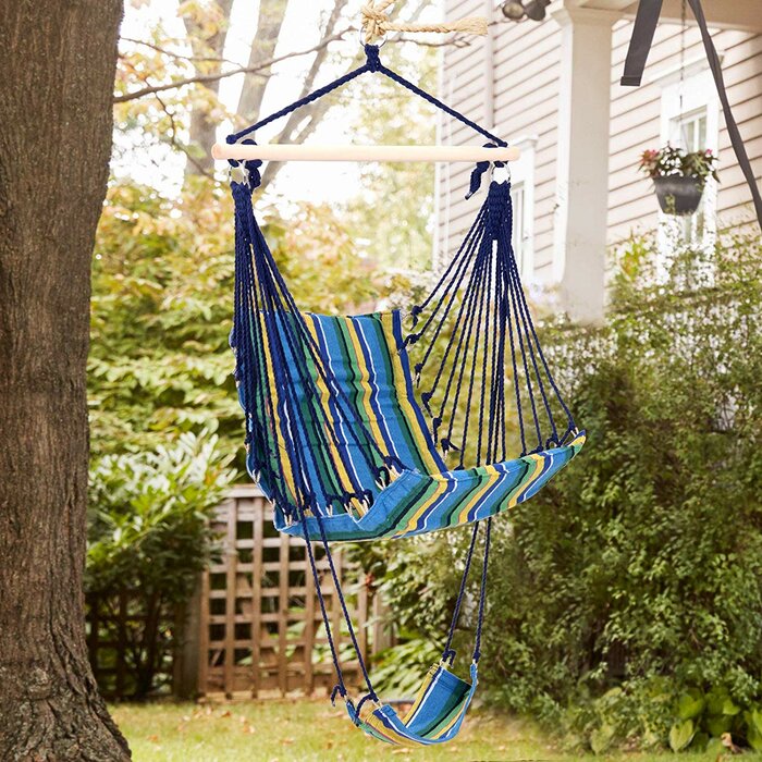 Deleon Hanging Rope Swing Chair Hammock