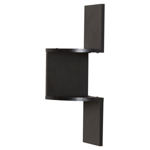 Modern Contemporary Floating Corner Shelf Allmodern Schwartz Corner Wall Shelf In Black