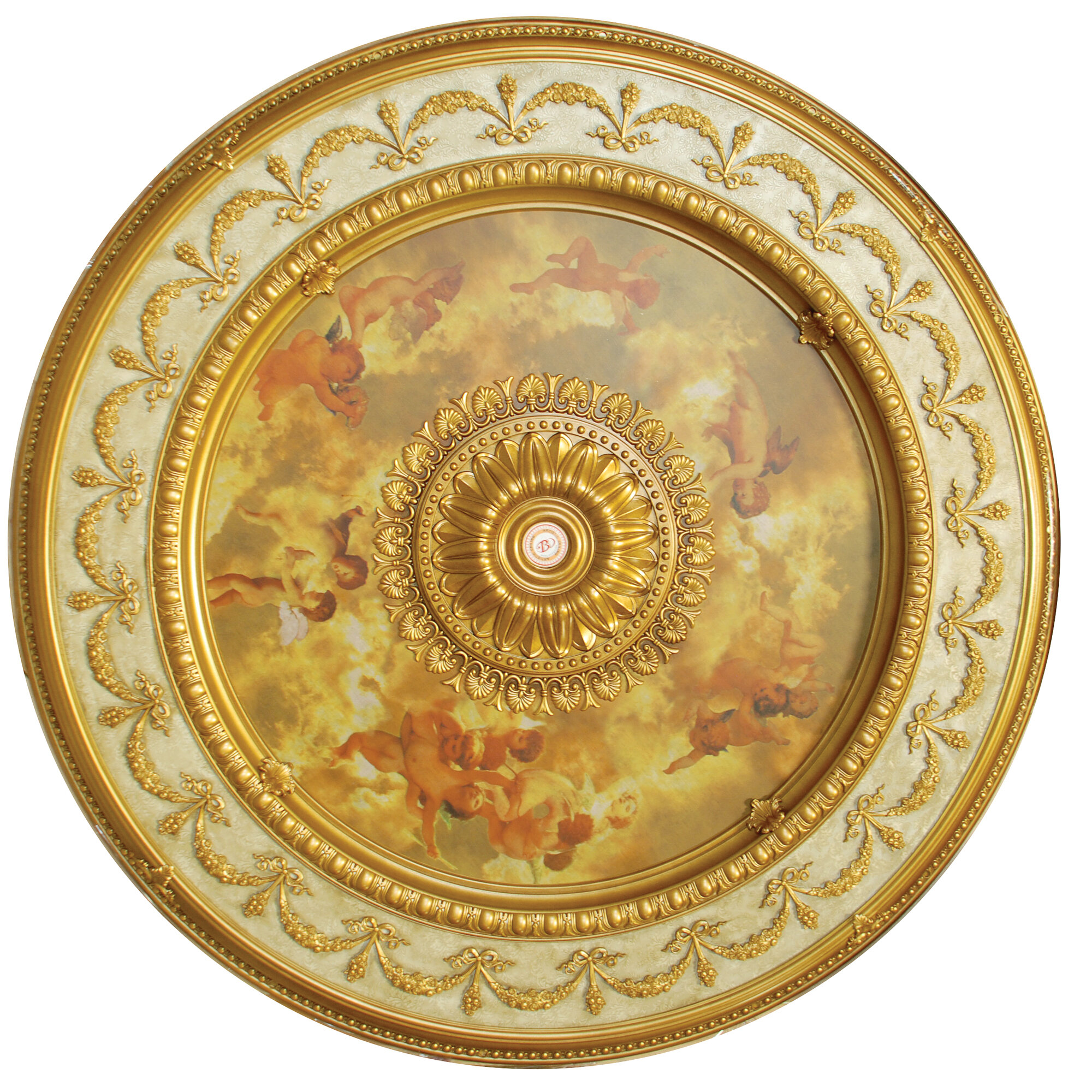 Sistine Round Chandelier Ceiling Medallion