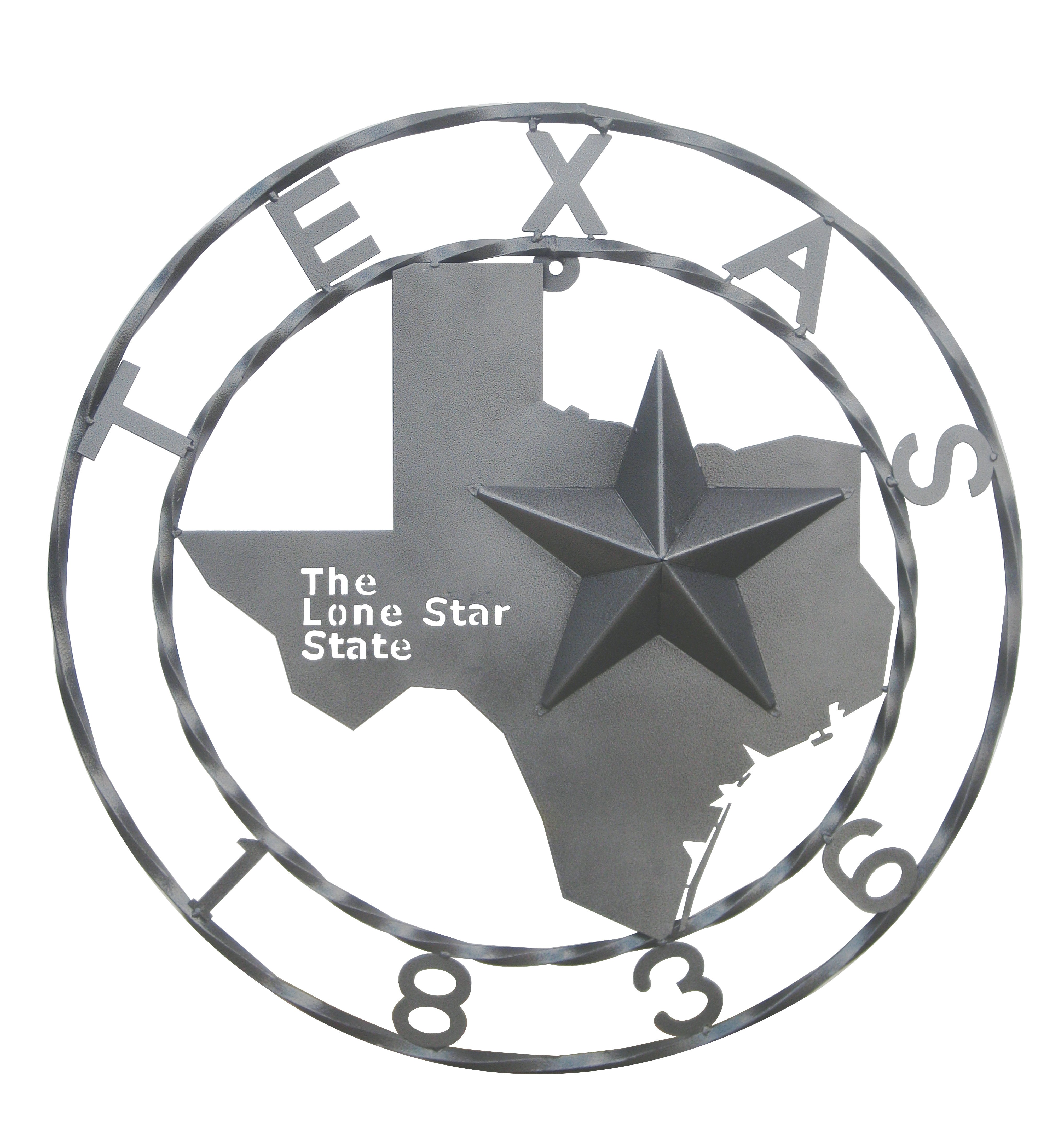 Leighcountry 1836 Texas Map Star Wall Décor Wayfair