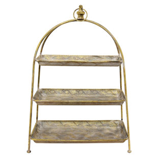 3 Tiered Basket Floor Stand Wayfair 3 Tier Floor Stand Metal Basket