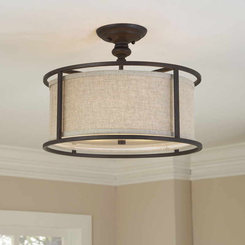 Birch Lane Elmhurst 3 Light Semi Flush Mount Reviews Elmhurst 3 Light Semi Flush Mount
