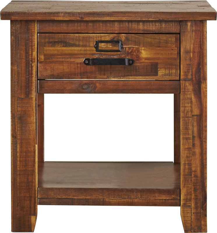 Loon Peak Archstone End Table With Storage & Reviews Wayfair