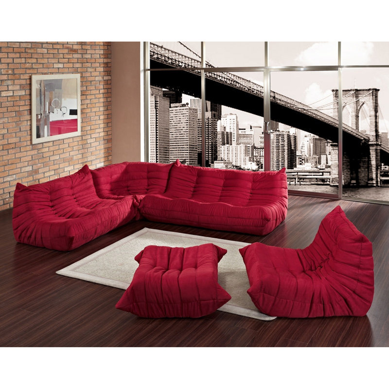 Modway Waverunner 5 Piece Living Room Set Reviews Wayfair Waverunner 5 Piece Living Room Set