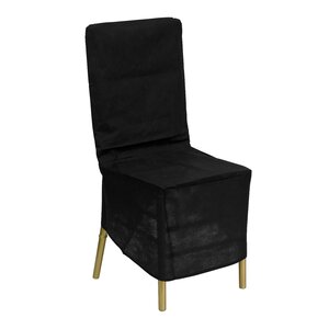 Fabric Chiavari Chair Storage Cover in Black