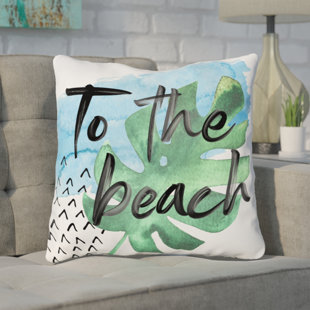 Beach Throw Pillows Wayfair Tuers To The Beach Throw Pillow