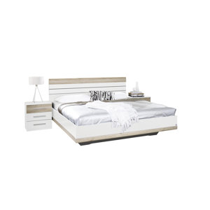 3-tlg. Schlafzimmer-Set Gladbeck, 160 x 200 cm v..