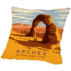 Arches Throw Pillow