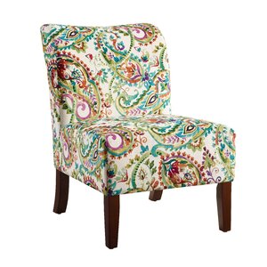 Willimantic Cottage-Chic Curved Back Slipper Chair
