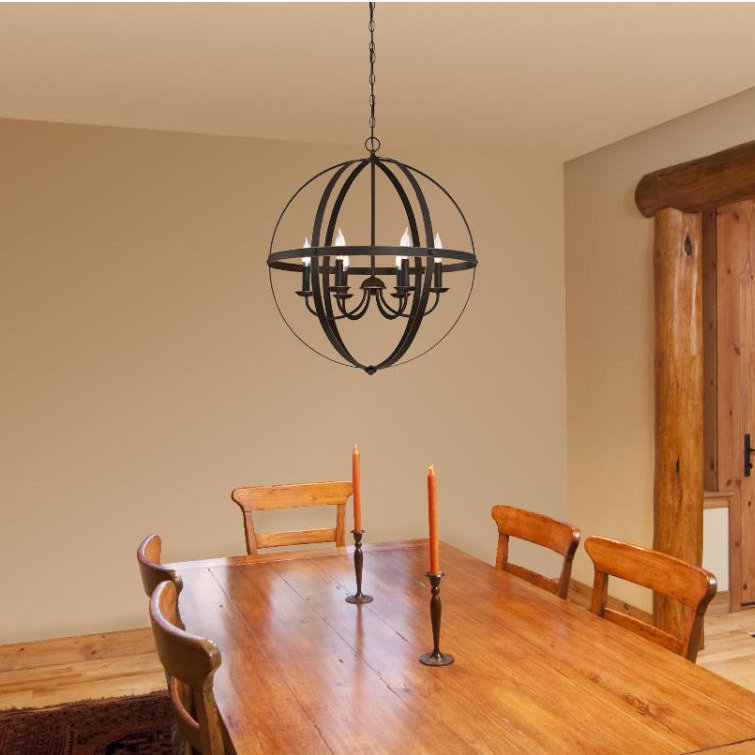 Willa Arlo Interiors Joon Indoor 6-Light LED Globe Chandelier ... Willa Arlo Interiors Joon Indoor 6-Light LED Globe Chandelier ...