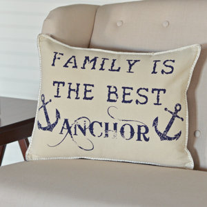 Collins Beach Family Anchor Breakfast Pillow