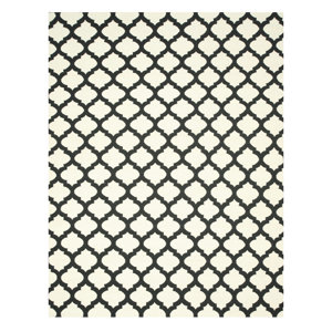 Modern Moroccan Kilim Handmade Ivory Area Rug