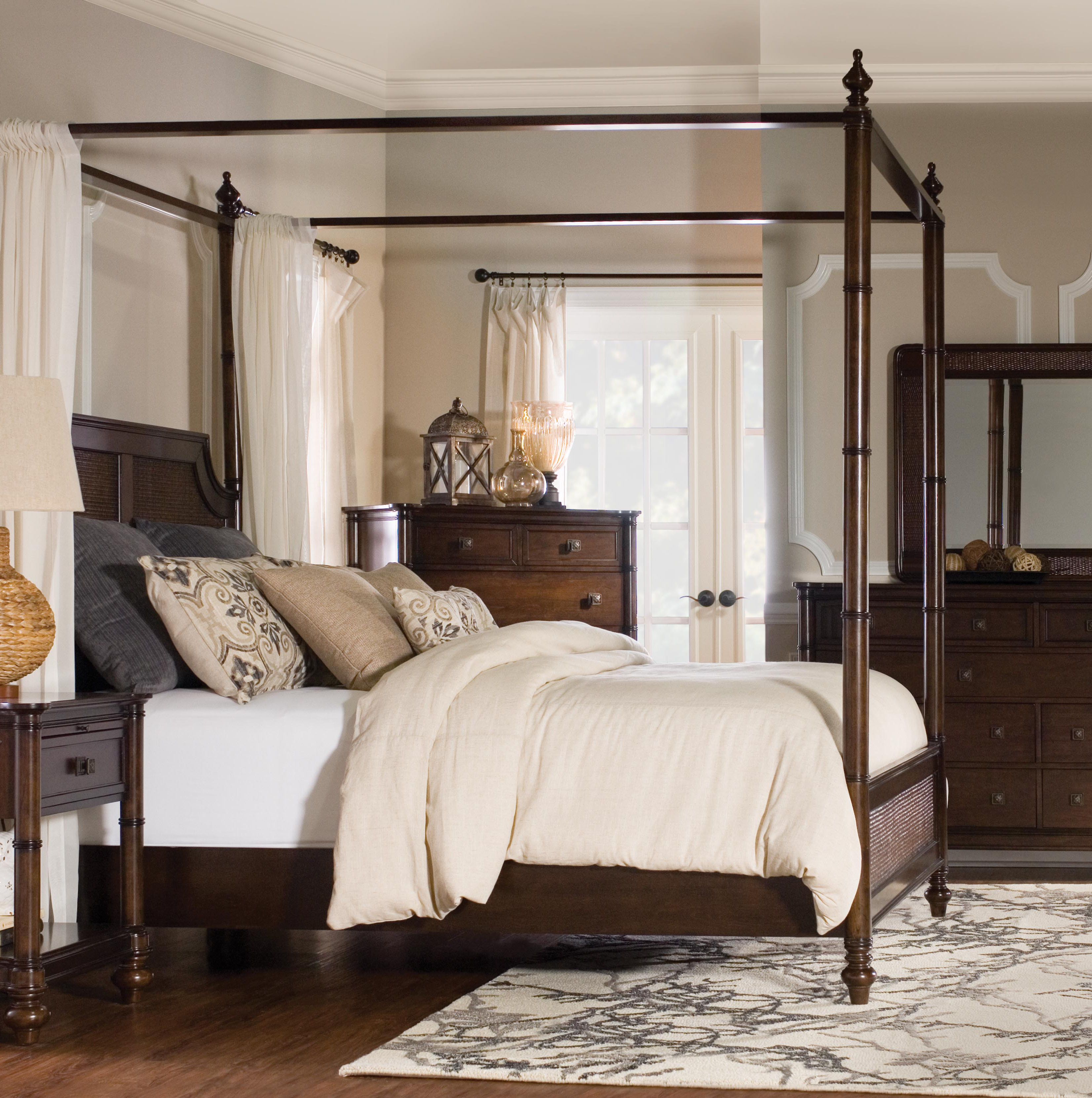 Ay Heritage Pages Rattan Canopy Bed Reviews Wayfair