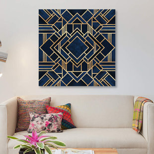 Art Deco Wall Wayfair Co Uk Art Deco Iii Graphic Print On Canvas