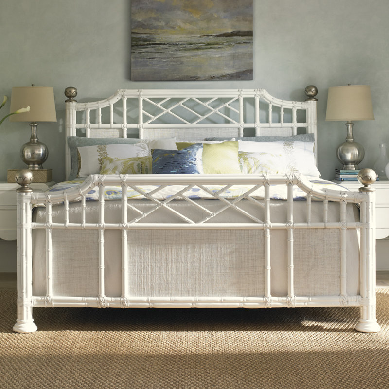 Tommy Bahama Home Ivory Key Panel Bed & Reviews Wayfair