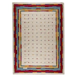 Ned Hand-Woven White Area Rug