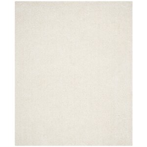 Bellar Shag Ivory Solid Rug