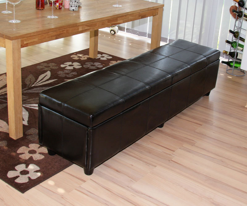 Hazelwood Home Küchenbank Kriens mit Stauraum aus Kunstleder | Wayfair.de