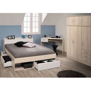 3-tlg. Schlafzimmer-Set Most, 160 x 200 cm von P..