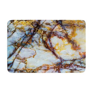 Opalized Marble Memory Foam Bath Rug